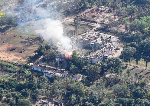 Myanmar rebels capture major military base in west, group says